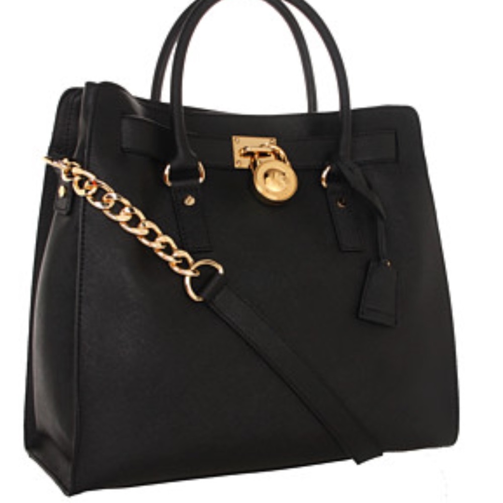 Michael Kors Hamilton Large North South Black Tote - Excellent Condition